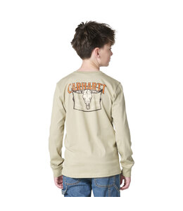 Carhartt Boy's Long-Sleeve Skull T-Shirt CA6897