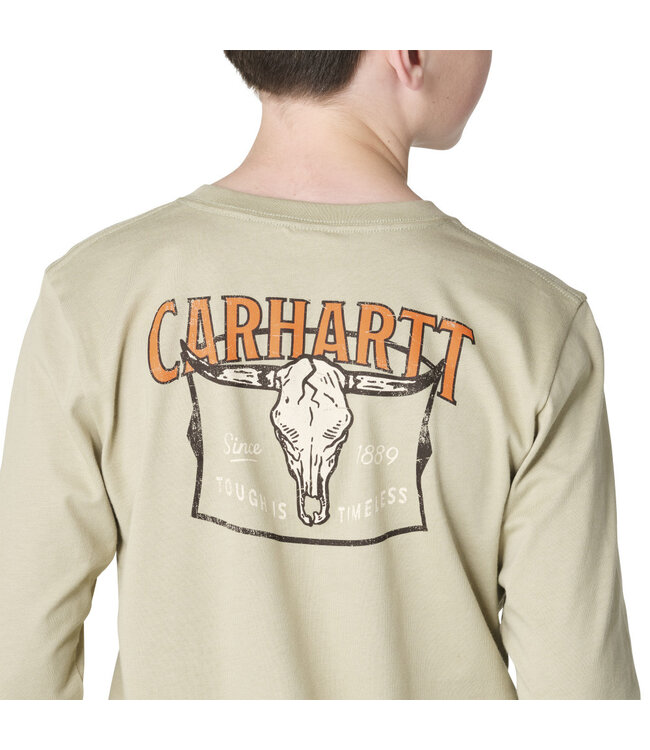 Carhartt Boy's Long-Sleeve Skull T-Shirt CA6897