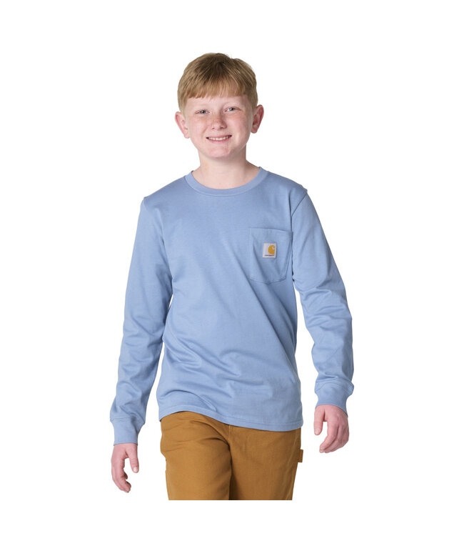 Carhartt Boy's Long-Sleeve Farm Pocket T-Shirt CA6890