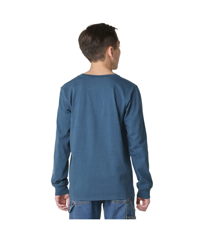 Carhartt Boy's Long-Sleeve Garment Dye Pocket T-Shirt CA6885