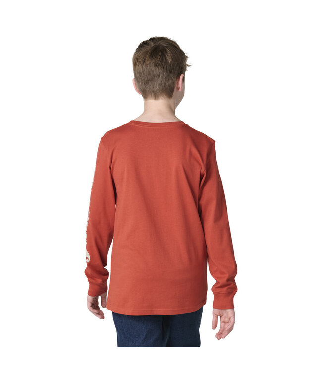 Carhartt Boy's Long-Sleeve Pocket Logo T-Shirt CA6884