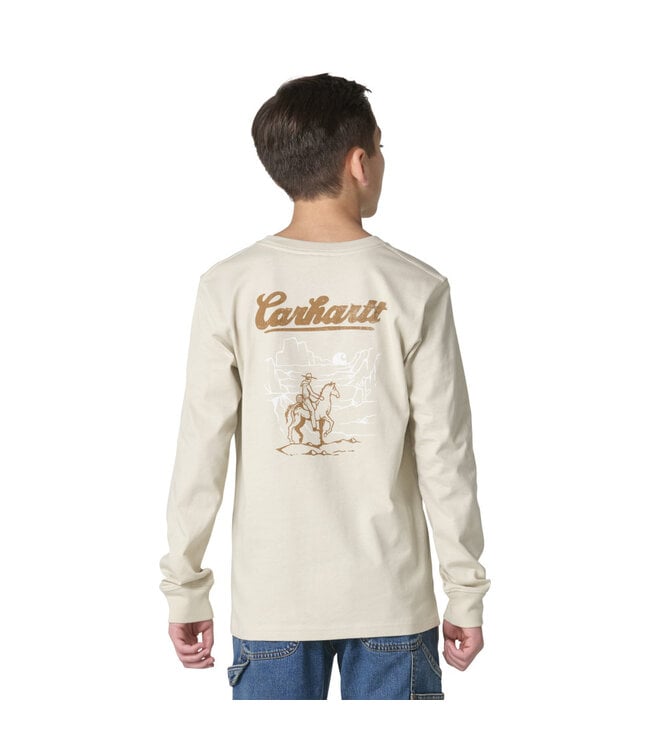 Carhartt Boy's Long-Sleeve Western Pocket T-Shirt CA6888