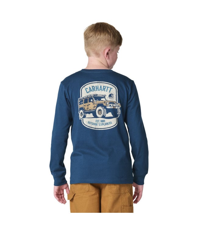 Carhartt Boy's Long-Sleeve Vehicle Pocket T-Shirt CA6891