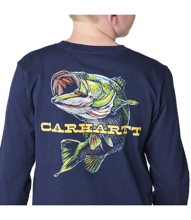 Carhartt Boy's Long-Sleeve Fish T-Shirt CA6892
