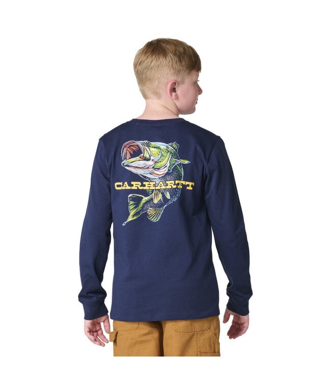 Carhartt Boy's Long-Sleeve Fish T-Shirt CA6892