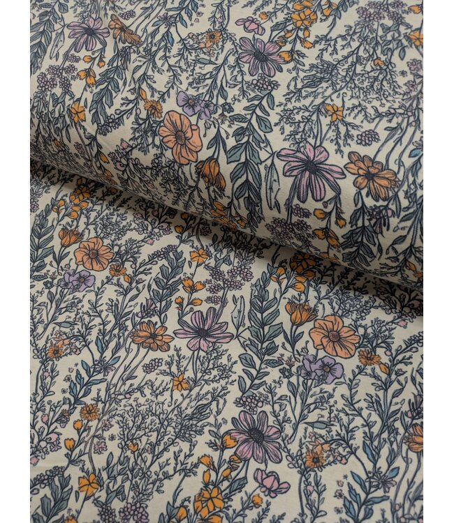 * Exclusive Design* YD FT202605250 Autumn Garden Cotton Spandex Knit
