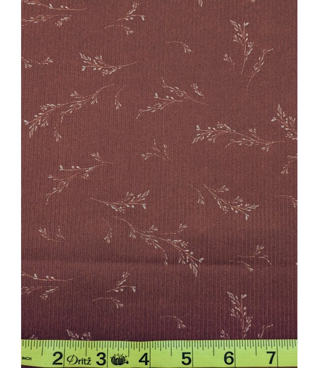 YD 572622-BR Poly/Spandex Mini Rib Print