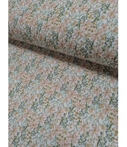 * Exclusive Design* YD FT202605166  Floral Path Swiss Dot Knit
