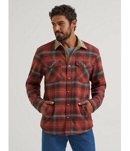 Wrangler Men's All Terrain Gear Lined Flannel Shirt Jacket 112382478