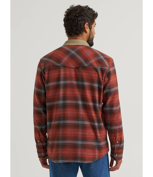 Wrangler Men's All Terrain Gear Lined Flannel Shirt Jacket 112382478