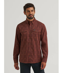 Wrangler Men's All Terrain Gear Live-In Print Shirt 112382422