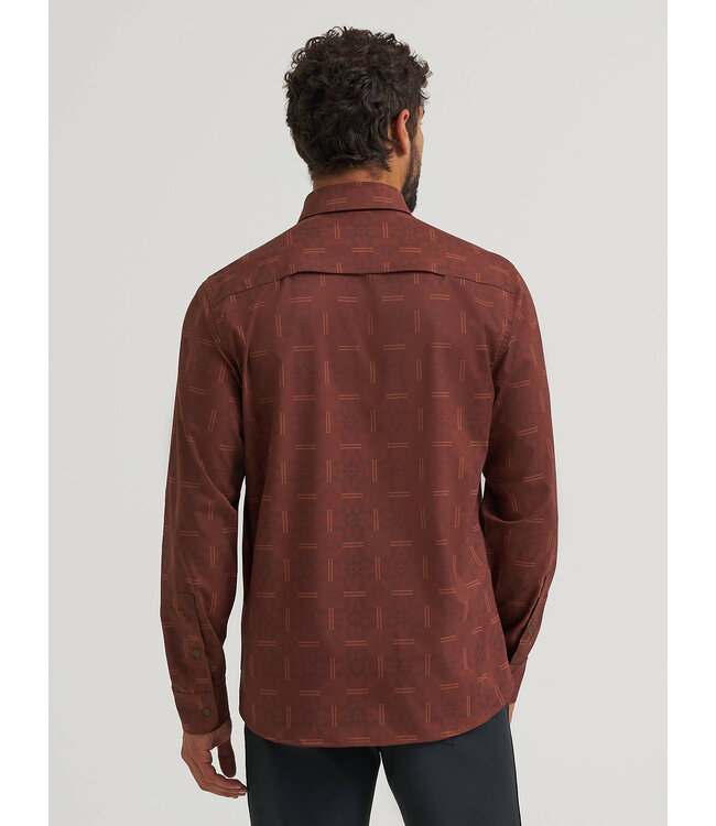 Wrangler Men's All Terrain Gear Live-In Print Shirt 112382422