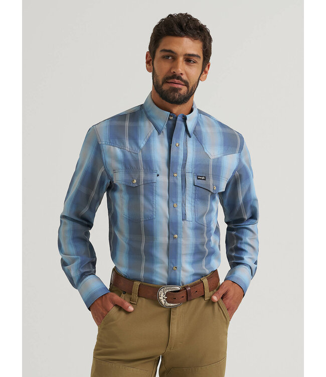 Wrangler Men's All Terrain Gear Performance Plaid Shirt 112382399