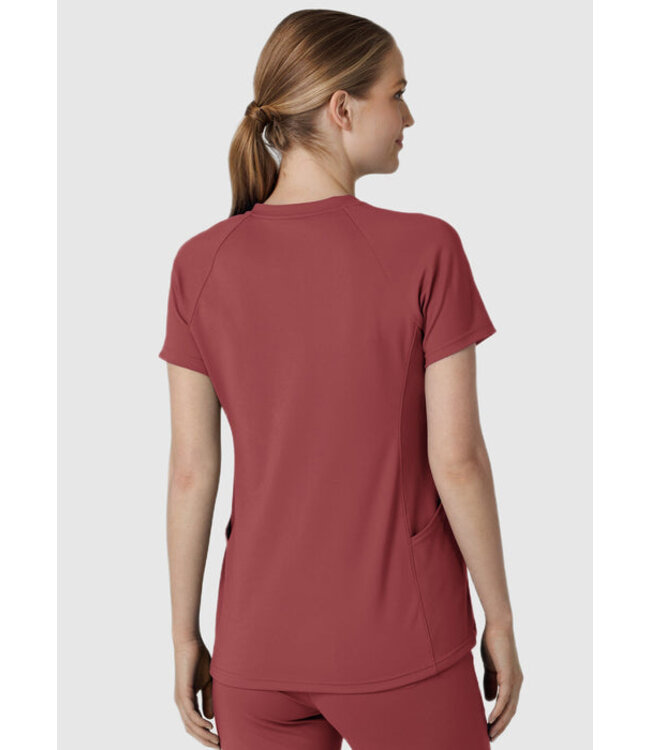 Wink Women's RENEW Knit Flex-n-Reach V-Neck Raglan Scrub Top 6259