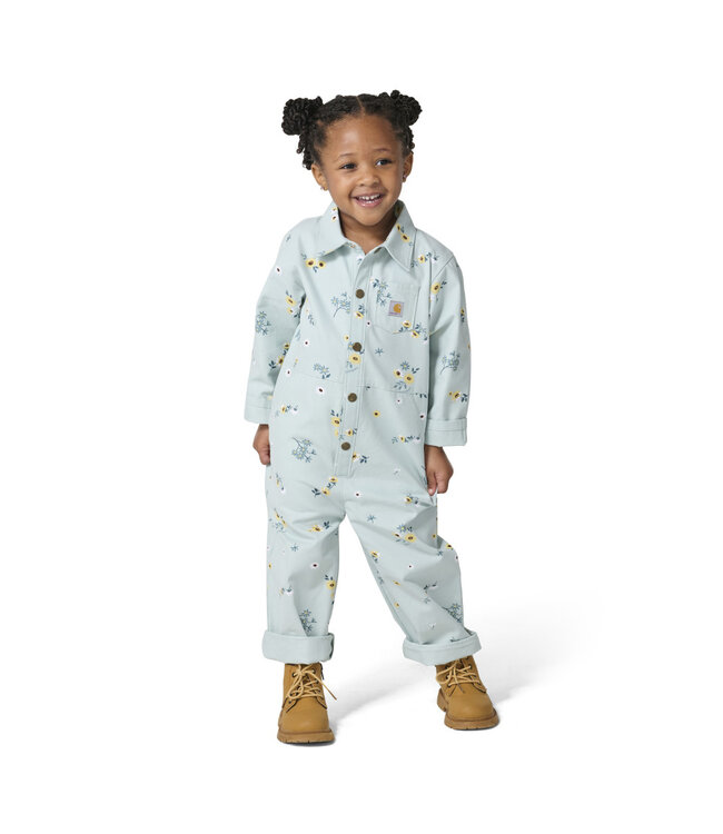 Carhartt Girl's Toddler Long-Sleeve Snap-Front Coverall CM9778