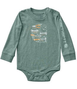 Carhartt Boy's Long-Sleeve Tool C Bodysuit CA6861
