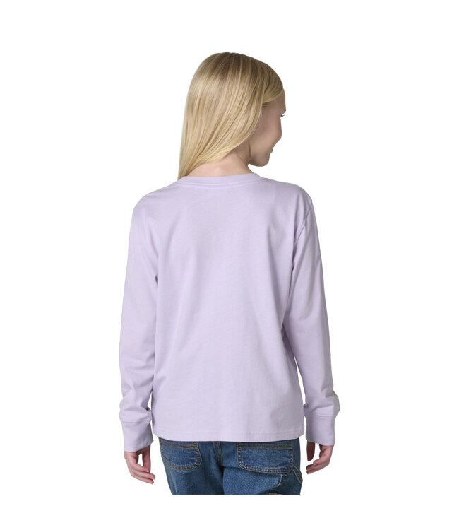Carhartt Girl's Long-Sleeve Floral Pocket T-Shirt CA7238