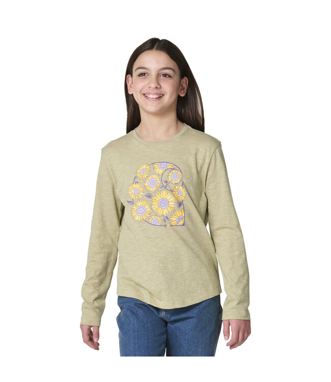Carhartt Girl's Long-Sleeve Sunflower T-Shirt CA7209