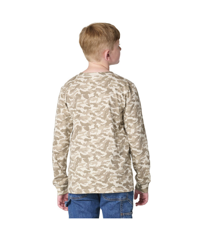 Carhartt Boy's Long-Sleeve Camo Pocket T-Shirt CA6895