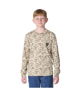 Carhartt Boy's Long-Sleeve Camo Pocket T-Shirt CA6895