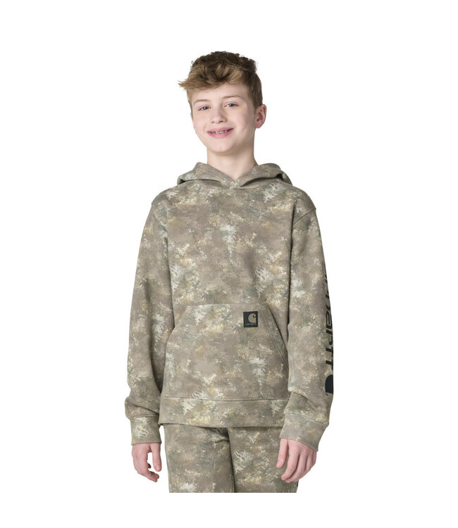 Carhartt Boy's Long-Sleeve Faded Camo Sweatshirt CA6926