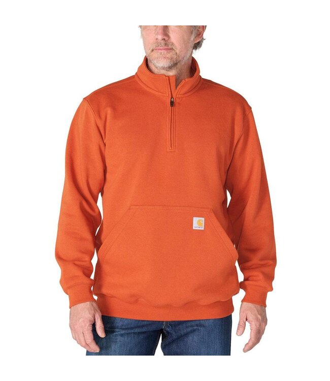 Carhartt Men's Loose Fit Midweight Quarter-Zip Mock Neck Sweatshirt 105294
