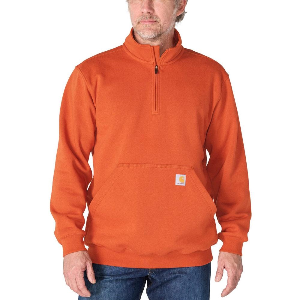Carhartt Men's Loose Fit Midweight Quarter-Zip Mock Neck