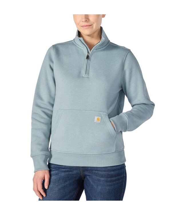 Carhartt Women's Relaxed Fit Midweight Quarter-Zip Mock Neck Sweatshirt 105295