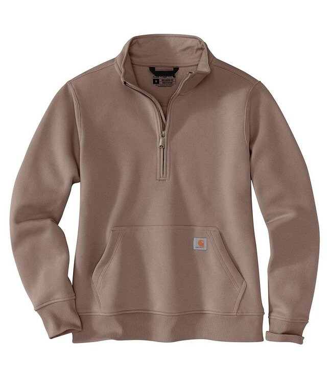 Carhartt Women's Relaxed Fit Midweight Quarter-Zip Mock Neck Sweatshirt 105295