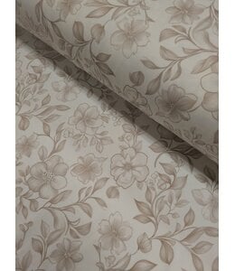 Colorwave Creations YD Tan Floral Double Brushed DTY 1