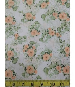 Mook Fabrics YD Willow Peach 144224
