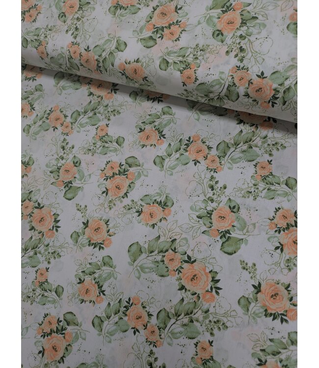 Mook Fabrics YD Willow Peach 144224