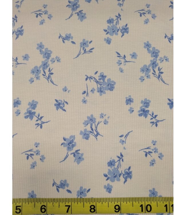 Mook Fabrics YD Summer Blue Rib Knit 145428