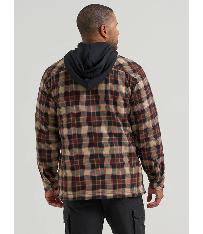 Wrangler Men's Riggs Workwear Hooded Flannel Work Jacket 112382364