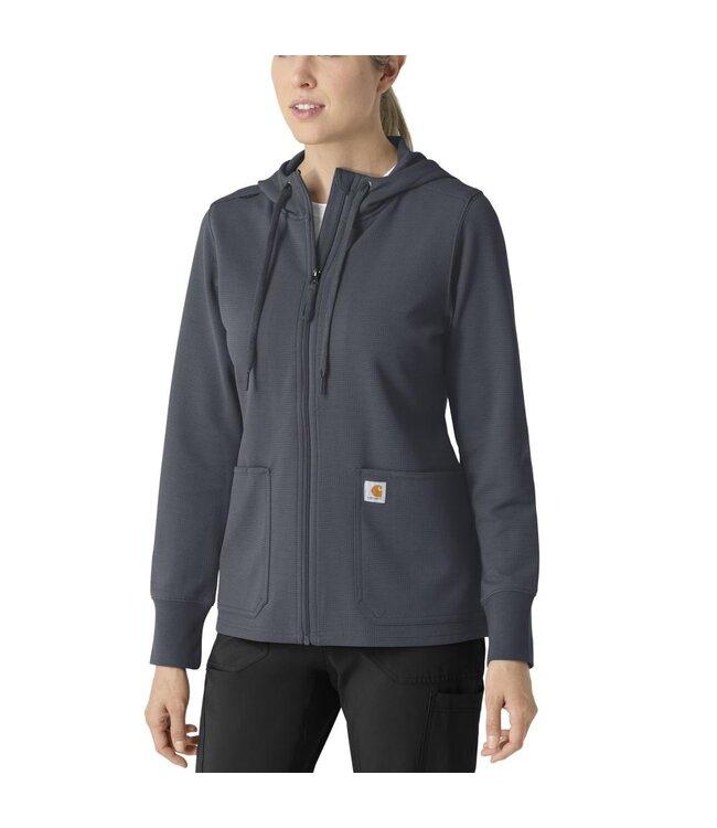 Carhartt Women's Full Zip Waffle Hoodie C82008