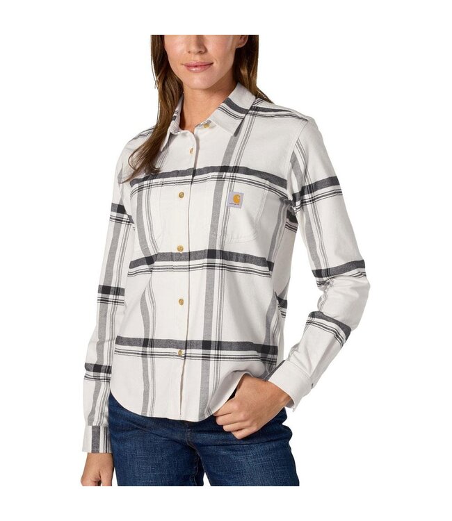 Carhartt Women's Hamilton Relaxed Long-Sleeve Plaid Shirt 107749