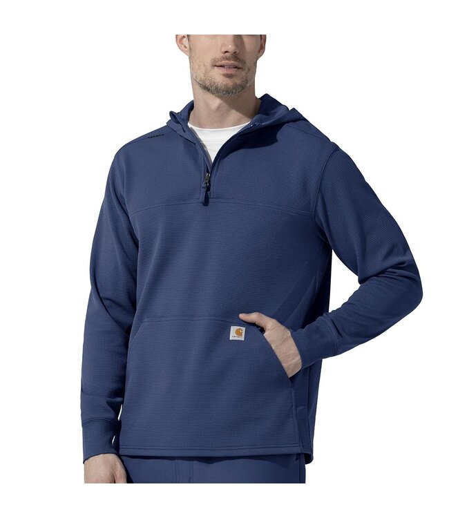 Carhartt Men's Layers Men's Quarter Zip Waffle Hoodie C83008