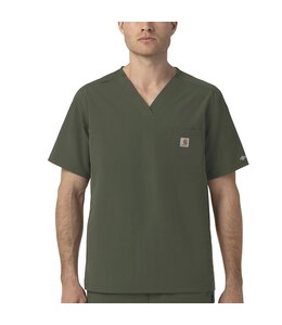 Carhartt Men's Rugged Flex FLD Ripstop V-Neck Scrub Top C16239