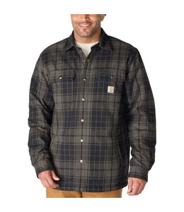 Carhartt Men's Relaxed Fit Flannel Sherpa-Lined Shirt Jac 107017