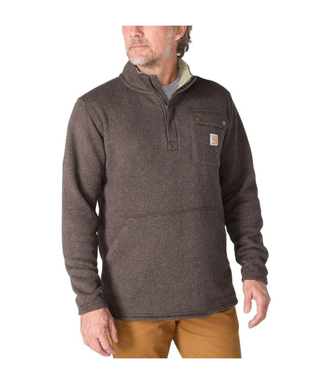 Carhartt Men's Relaxed Fit Midweight Quarter-Zip Pocket Sweater Fleece 106378