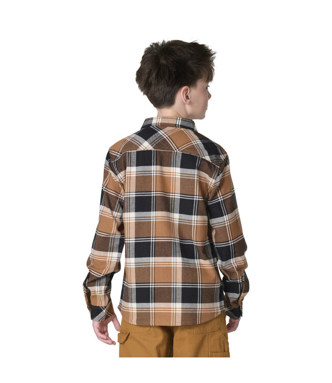 Carhartt Boy's Long-Sleeve Flannel Button-Front Shirt CE8219