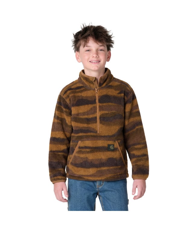 Carhartt Boy's Fleece Half-Zip Printed Sweatshirt CA6912