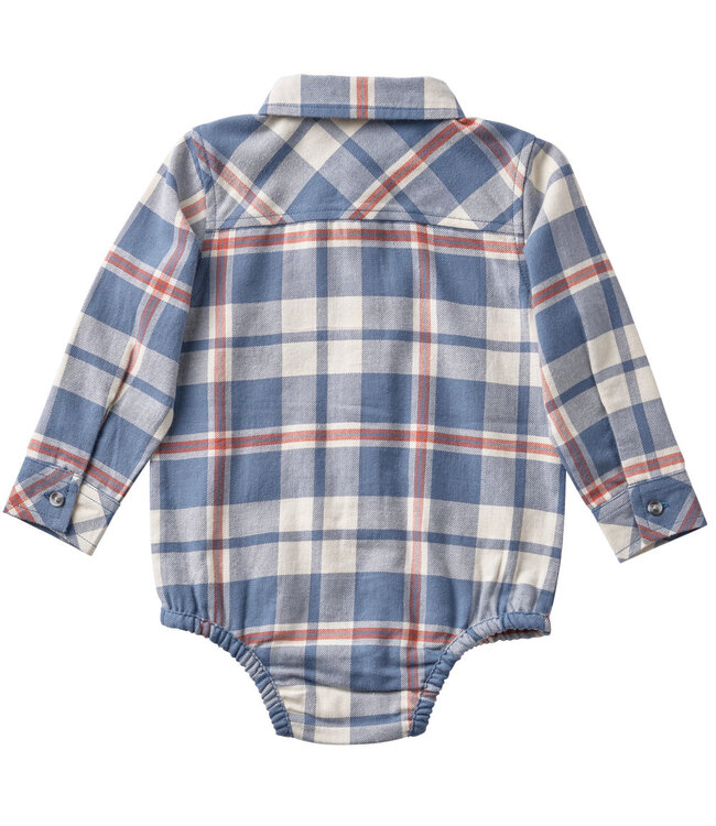 Carhartt Boy's Long-Sleeve Flannel Bodysuit CE8216