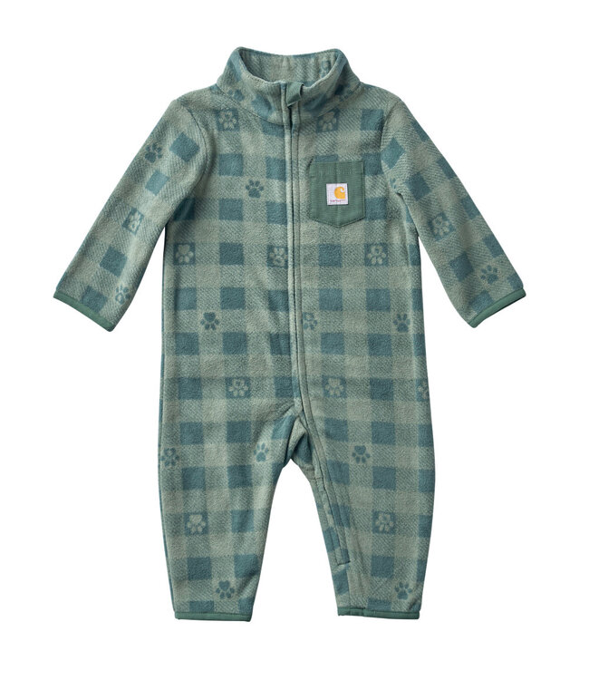 Carhartt Kid's Zip-Front Micro Fleece Printed Coverall CM5430