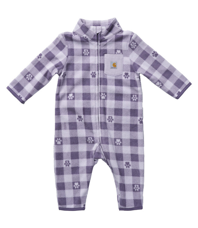 Carhartt Kid's Zip-Front Micro Fleece Printed Coverall CM5430