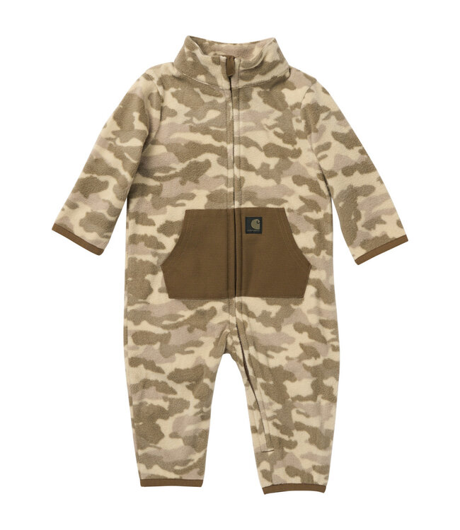 Carhartt Boy's Long-Sleeve Zip-Front Printed Fleece Coverall CM8787