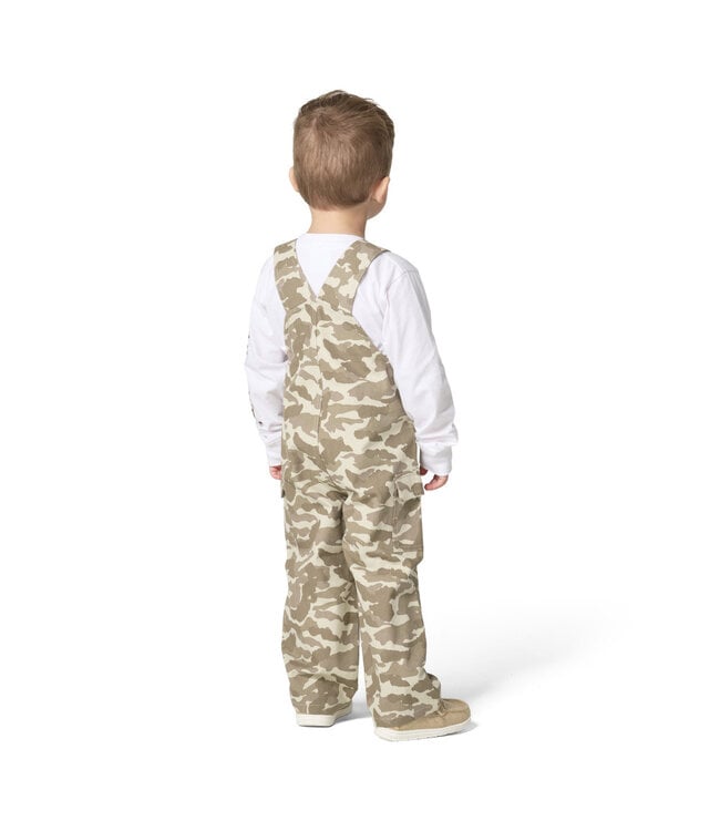 Carhartt Boy's Toddler Long-Sleeve T-Shirt and Camo Overall Set CG8144