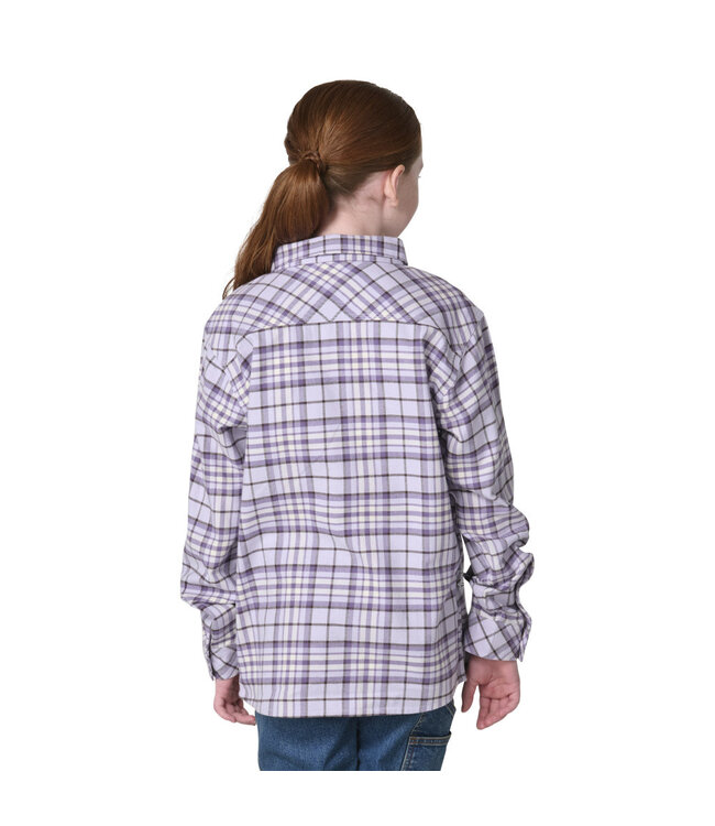 Carhartt Girl's Long-Sleeve Pocket Flannel Shirt CE9166