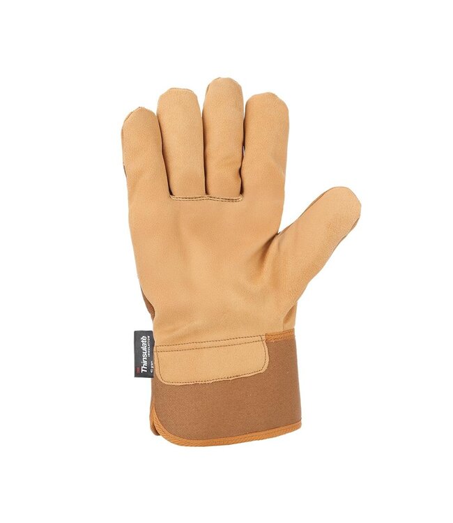 Carhartt Men's Insulated Duck Synthetic Leather Safety Cuff Glove GW0932M