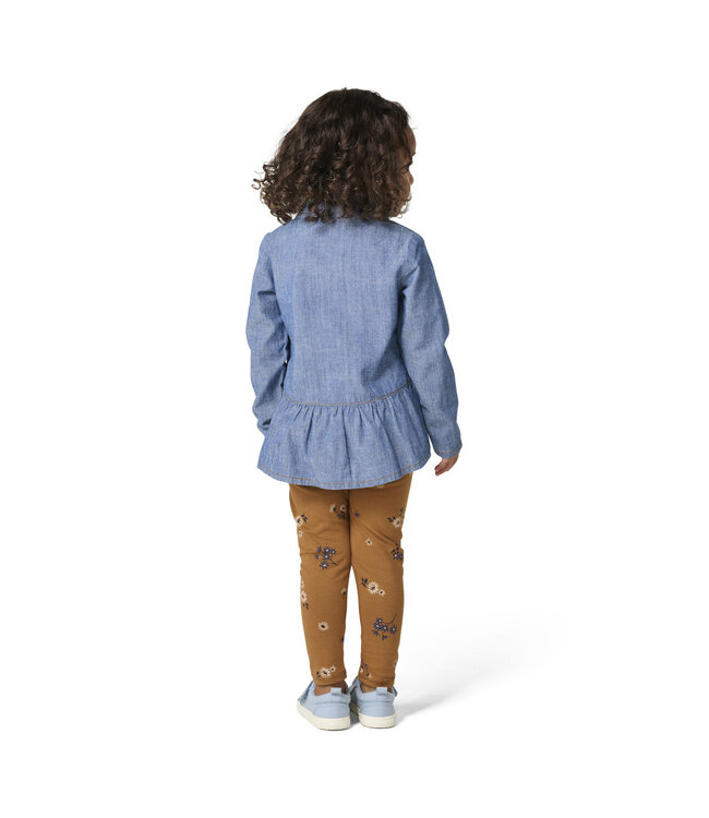 Carhartt Girl's Toddler Long-Sleeve Chambray Top and Legging Set CG7001